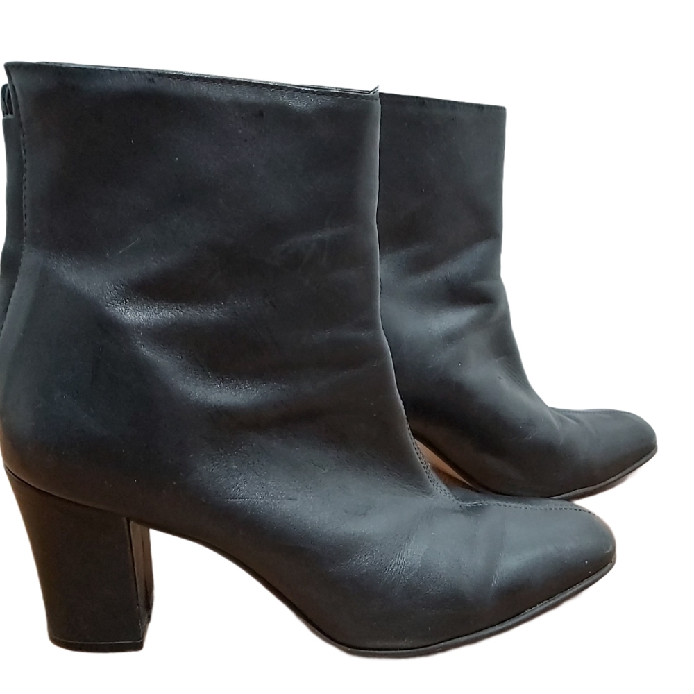 Leather boots